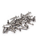 50 Pack Nickel Tremolo Bridge Mounting Screws for Fender TL Style Guitar 3.5x25mm