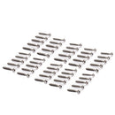 50 Pack Nickel Tremolo Bridge Mounting Screws for Fender TL Style Guitar 3.5x25mm