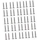 50 Pack Nickel Tremolo Bridge Mounting Screws for Fender TL Style Guitar 3.5x25mm