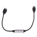 DC 5V Mini USB LED Controller RGB LED Dimmer With 4 Pins 3 Key Female Connector For LED Strip Lights