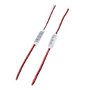 2 Pieces Mini LED Dimmer 3 Keys Light Controller For Single Color LED Strip Light