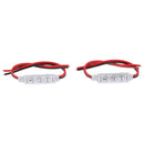 2 Pieces Mini LED Dimmer 3 Keys Light Controller For Single Color LED Strip Light