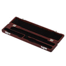Exquisite Wooden Flute Storage Case Box Container Stage Accessory Red 17 x 3.58 x 2.44inch