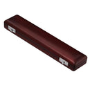Exquisite Wooden Flute Storage Case Box Container Stage Accessory Red 17 x 3.58 x 2.44inch