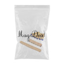 Brass Slotted Saddle Nut + Blue Opal Bridge Pins Set for Acoustic Folk Guitar Replacements