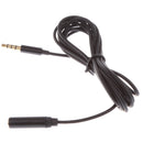 2m 3.5mm Jack Lapel Clip On Microphone Extension Cable Plastic for Cellphone Smartphone Mic Accessory