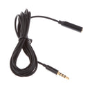 2m 3.5mm Jack Lapel Clip On Microphone Extension Cable Plastic for Cellphone Smartphone Mic Accessory