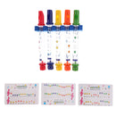 1 Pack Plastic Bathing Bath Tub Water Flute Toys Colorful Kids Baby Preschool Musical Toys