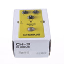 Durable Vintage Guitar Bass Electric Chorus Effect Pedal Single Effector Yellow CH-3