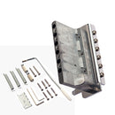 Chrome 6 String Electric Guitar Tremolo Bridge with Bar for Fender Strat Guitar Parts