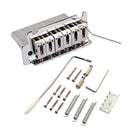 Chrome 6 String Electric Guitar Tremolo Bridge with Bar for Fender Strat Guitar Parts
