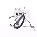 3.5mm Male to Male AUX Auxiliary Cable Cord for Car Phone Speaker MP4 Headphone Black