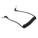 3.5mm Male to Male AUX Auxiliary Cable Cord for Car Phone Speaker MP4 Headphone Black