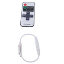 Durable PVC RF Wireless Remote Controller LED Light Strip RGB Controller With Cable Set