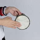Solid Mahogany Djembe Bongo African Style Drum Novelty Hand Percussion 18 x 12.7cm