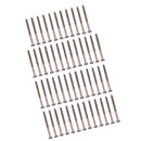 50 Pieces Bass Guitar Humbucker Pickup Mounting Screws Nickel for PB JB P90 Pickup Parts
