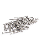 50 Pieces Bass Guitar Humbucker Pickup Mounting Screws Nickel for PB JB P90 Pickup Parts