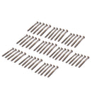 50 Pieces Bass Guitar Humbucker Pickup Mounting Screws Nickel for PB JB P90 Pickup Parts