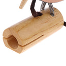 Wooden Bird Clapper Wood Shaker Rattle for Children Kids Early Educational Toys