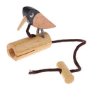Wooden Bird Clapper Wood Shaker Rattle for Children Kids Early Educational Toys