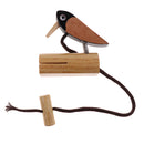 Wooden Bird Clapper Wood Shaker Rattle for Children Kids Early Educational Toys