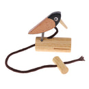 Wooden Bird Clapper Wood Shaker Rattle for Children Kids Early Educational Toys
