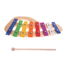 Multi-colored 8-notes Handheld Xylophone Piano Toys Musical Toys Preschool Early Learning Toy Gift