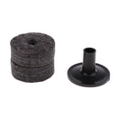2pcs Cymbal Stand Felts Washers with Cymbal Sleeve for Drum Set Drum Kit Accessories