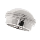 Aluminium Flute Head Crown Headjoint Screw Cap Silver Woodwind Instrument Parts