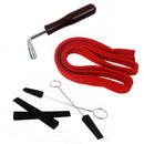 1 Set Piano Tuning Lever Tools Kit Rubber Mute Temperament Strip for Pianist Beginner Piano DIY Parts