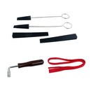 1 Set Piano Tuning Lever Tools Kit Rubber Mute Temperament Strip for Pianist Beginner Piano DIY Parts
