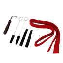 1 Set Piano Tuning Lever Tools Kit Rubber Mute Temperament Strip for Pianist Beginner Piano DIY Parts