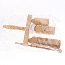 3 Tone Agogo Bell with Beater Wood Tone Block for Children Kids Musical Toy Gift