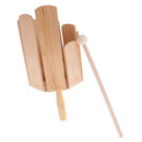 Wooden Multi Sound Claves Music Toy Set Percussion Toy for Toddler Early Education
