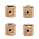Durable 4 Pieces Bass/Guitar Iron Volume Tone Control Knobs Golden Musical Instrument Parts 19 x 18mm
