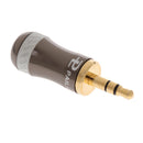 3.5mm Stereo Jack Plug Connector for Earphone Headphone Headset Mic Microphone 4x3.8x0.7cm