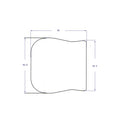 Iron Guitar Bridge Cover Protector for Telecaster Tele Electric Guitar Accessory Silver