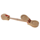 Double Headed Castanet Clapper Musical Instrument Toy for Early Education