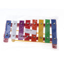 8 Tones Hand-held Xylophone Glockenspiel with Mallets for Kids Musical Instrument Toy