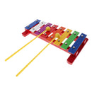 8 Tones Hand-held Xylophone Glockenspiel with Mallets for Kids Musical Instrument Toy