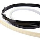 Pack of 3 ABS Plastic Binding Purfling Strips Edge Trim Inlay Body Project for Guitar Bass Ukulele