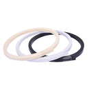 Pack of 3 ABS Plastic Binding Purfling Strips Edge Trim Inlay Body Project for Guitar Bass Ukulele