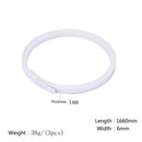 Pack of 3 ABS Plastic Binding Purfling Strips Edge Trim Inlay Body Project for Guitar Bass Ukulele