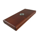 Maple Wood Oboe Reed Storage Case Box Holder Container Built-in Hygrometer for 20pcs Oboe Reeds
