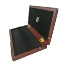 Maple Wood Oboe Reed Storage Case Box Holder Container Built-in Hygrometer for 20pcs Oboe Reeds