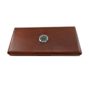 Maple Wood Oboe Reed Storage Case Box Holder Container Built-in Hygrometer for 20pcs Oboe Reeds