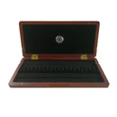 Maple Wood Oboe Reed Storage Case Box Holder Container Built-in Hygrometer for 20pcs Oboe Reeds