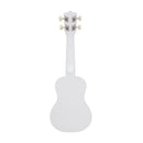 Wooden 21inch Soprano Ukulele Uke String Instrument Craft Gift for Beginner Novice White