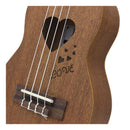 17inch Ukulele 4 String Hawaiian Guitar with Storage Bag Novelty Gift for Girls Girlfriend Coffee Color