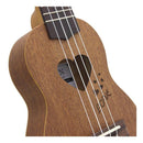 17inch Ukulele 4 String Hawaiian Guitar with Storage Bag Novelty Gift for Girls Girlfriend Coffee Color